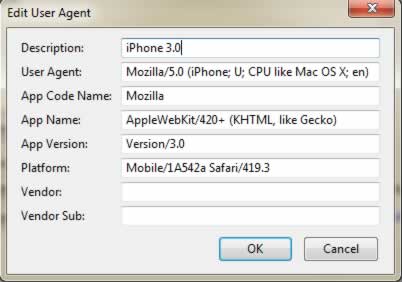 iPhone UserAgent